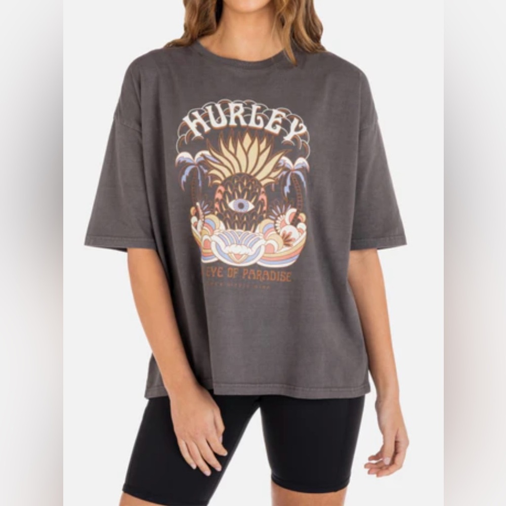 HURLEY Eye of Paradise Boyfriend Tee Medium